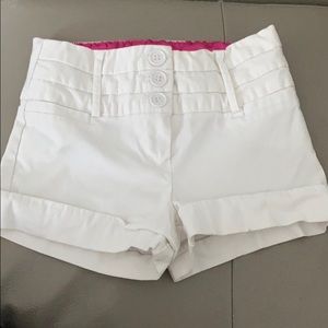 White shorts